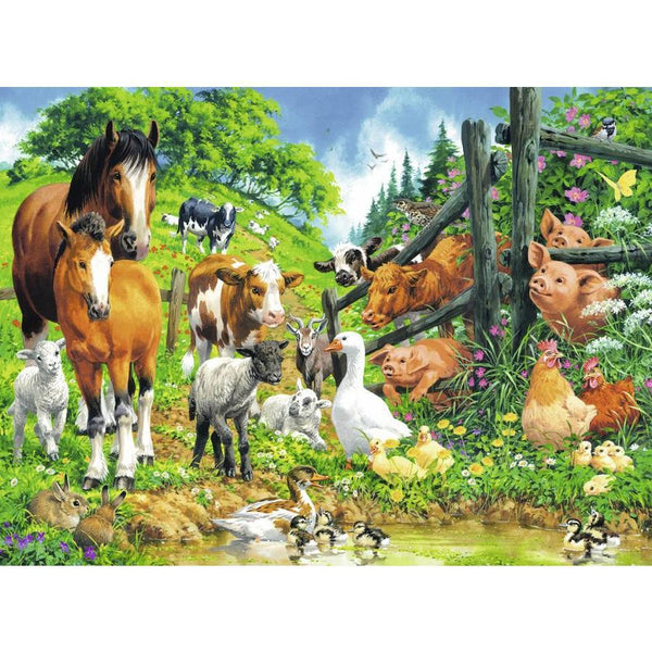 Ravensburger Jigsaw Puzzle | Animal Get Together 100 Piece