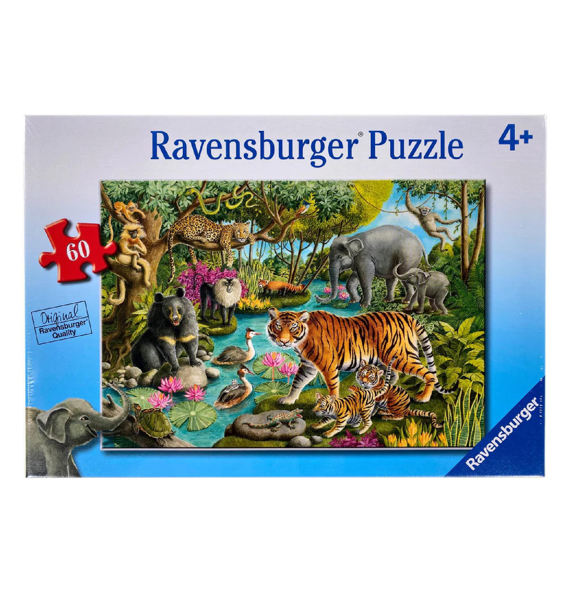 Ravensburger Jigsaw Puzzle | Animals of India 60 Piece