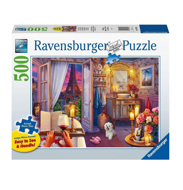 Ravensburger Jigsaw Puzzle | Cozy Bathroom 500 Piece