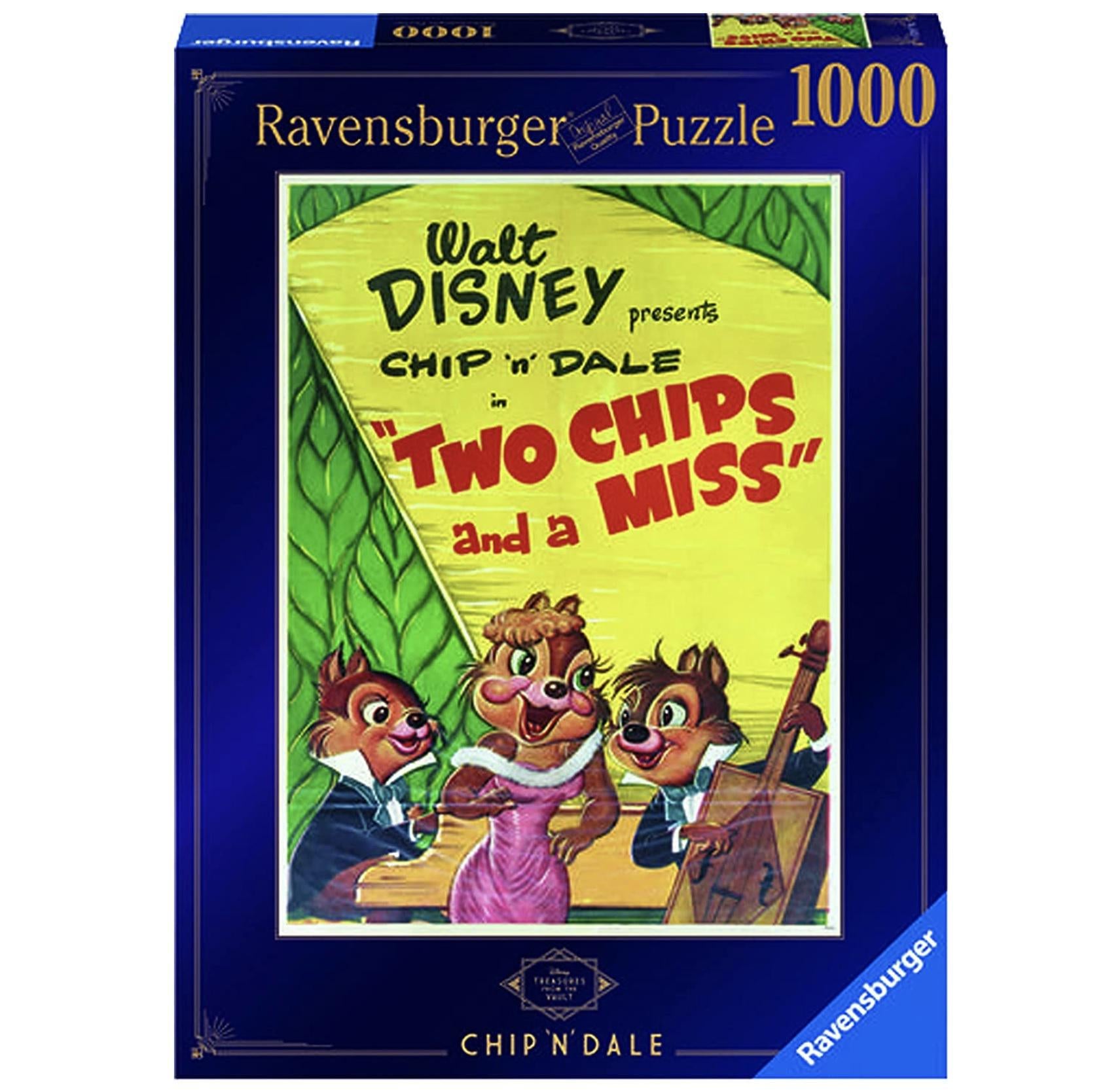 Ravensburger Jigsaw Puzzle | Disney Vault: Chip n' Dale 1000 Piece