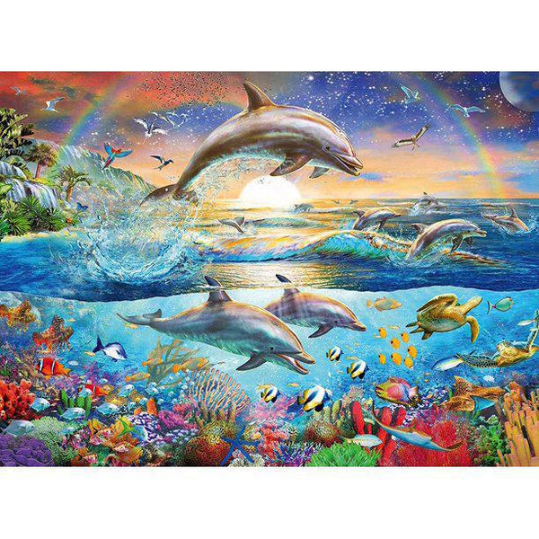 Ravensburger Jigsaw Puzzle | Dolphin Paradise 300 Piece