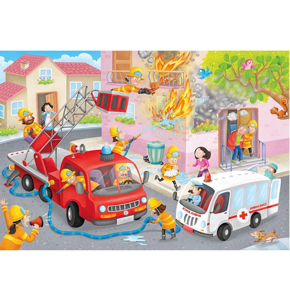 Ravensburger Jigsaw Puzzle | Firefighter Rescue! 60 Piece