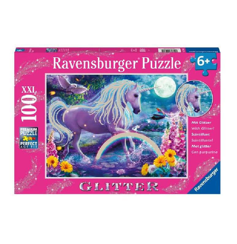 Ravensburger Jigsaw Puzzle | Glitter Unicorn 100 Piece