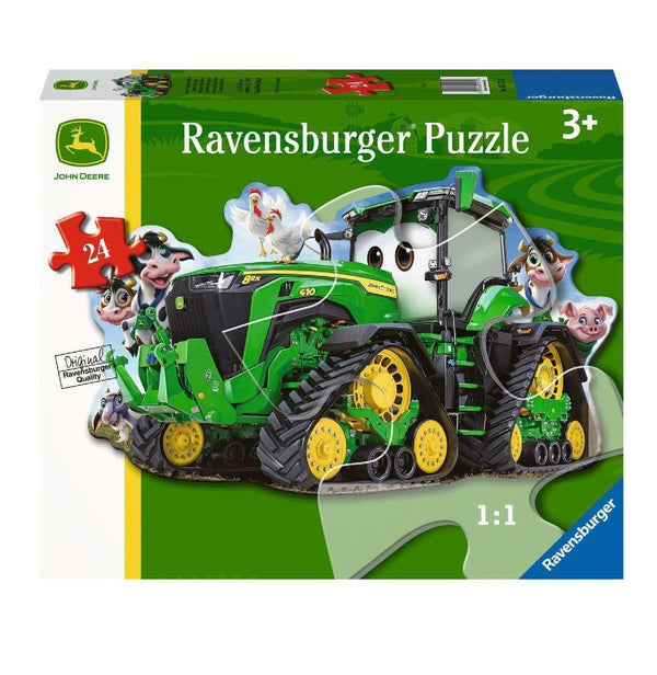 Ravensburger Jigsaw Puzzle | John Deere Tractor Shaped 24 Piece