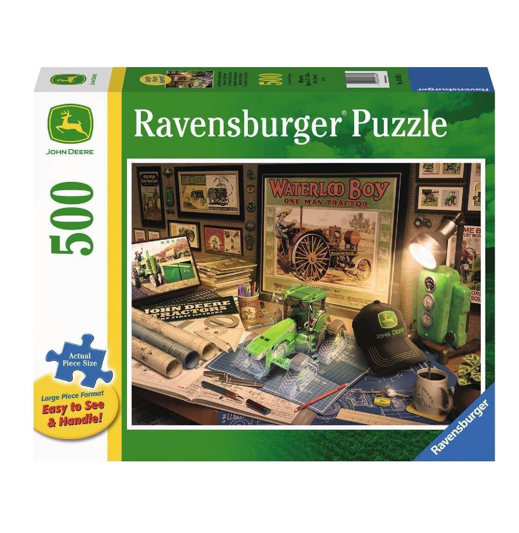 Ravensburger Jigsaw Puzzle | John Deere Work Desk 500 Piece