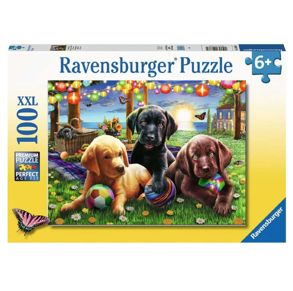 Ravensburger Jigsaw Puzzle | Puppy Picnic 100 Piece