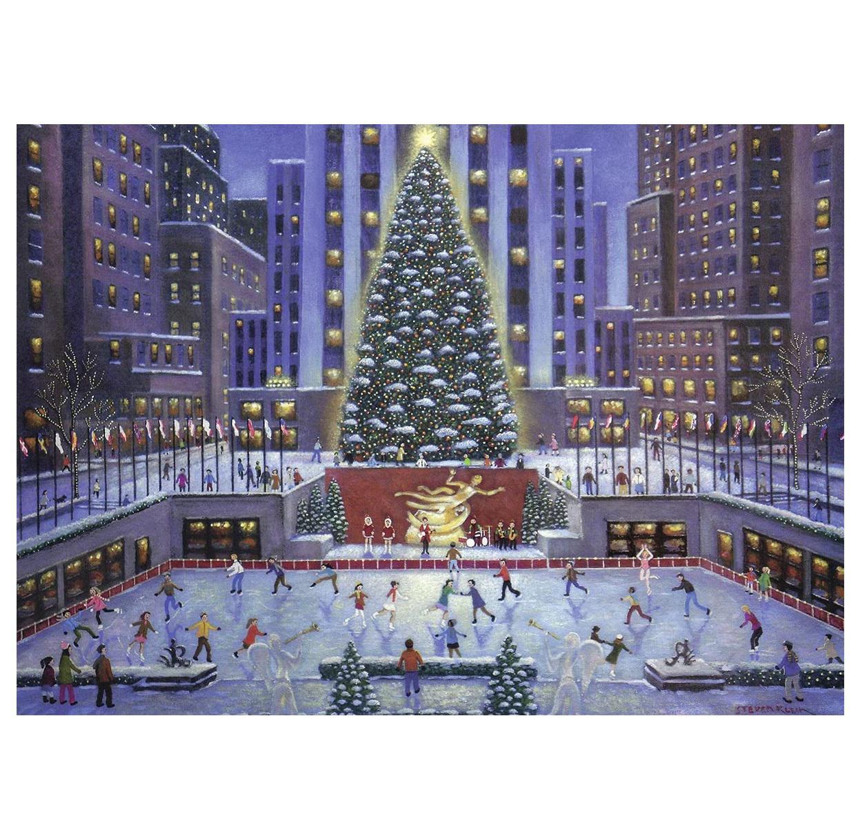 Ravensburger Jigsaw Puzzle | Rockefeller Center Joy 1000 Piece - Golden ...