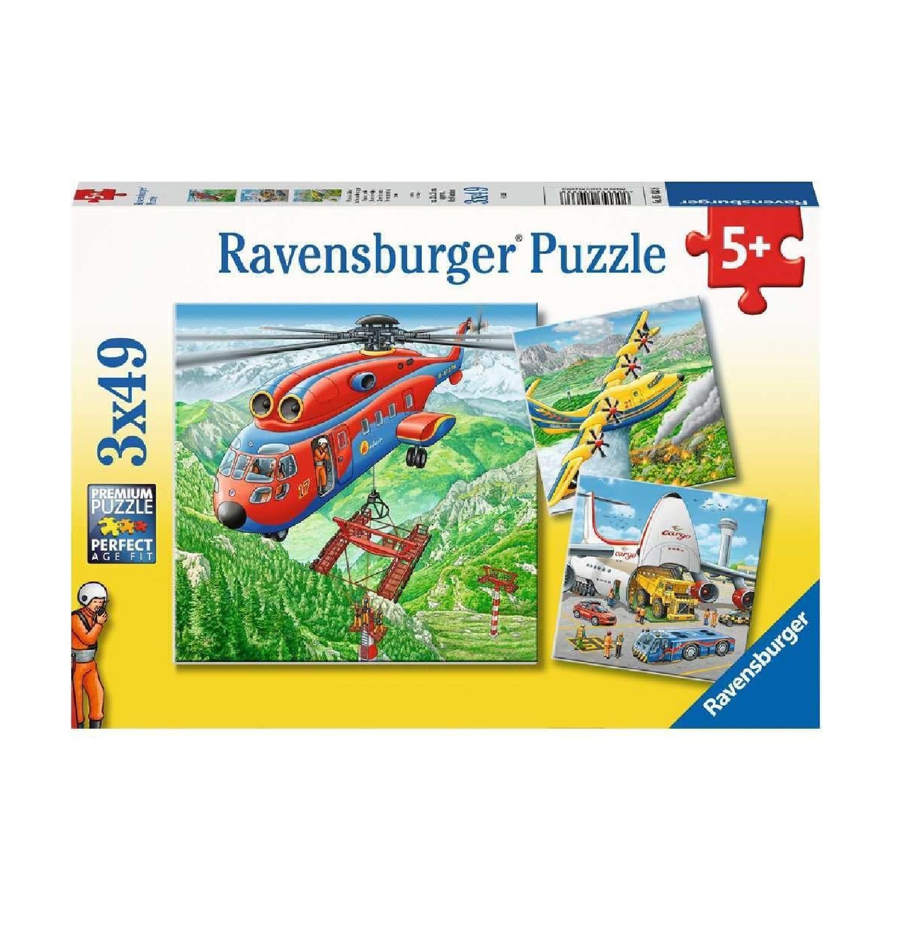 Ravensburger Jigsaw Puzzle Trio | Above the Clouds 3 x 49 Piece