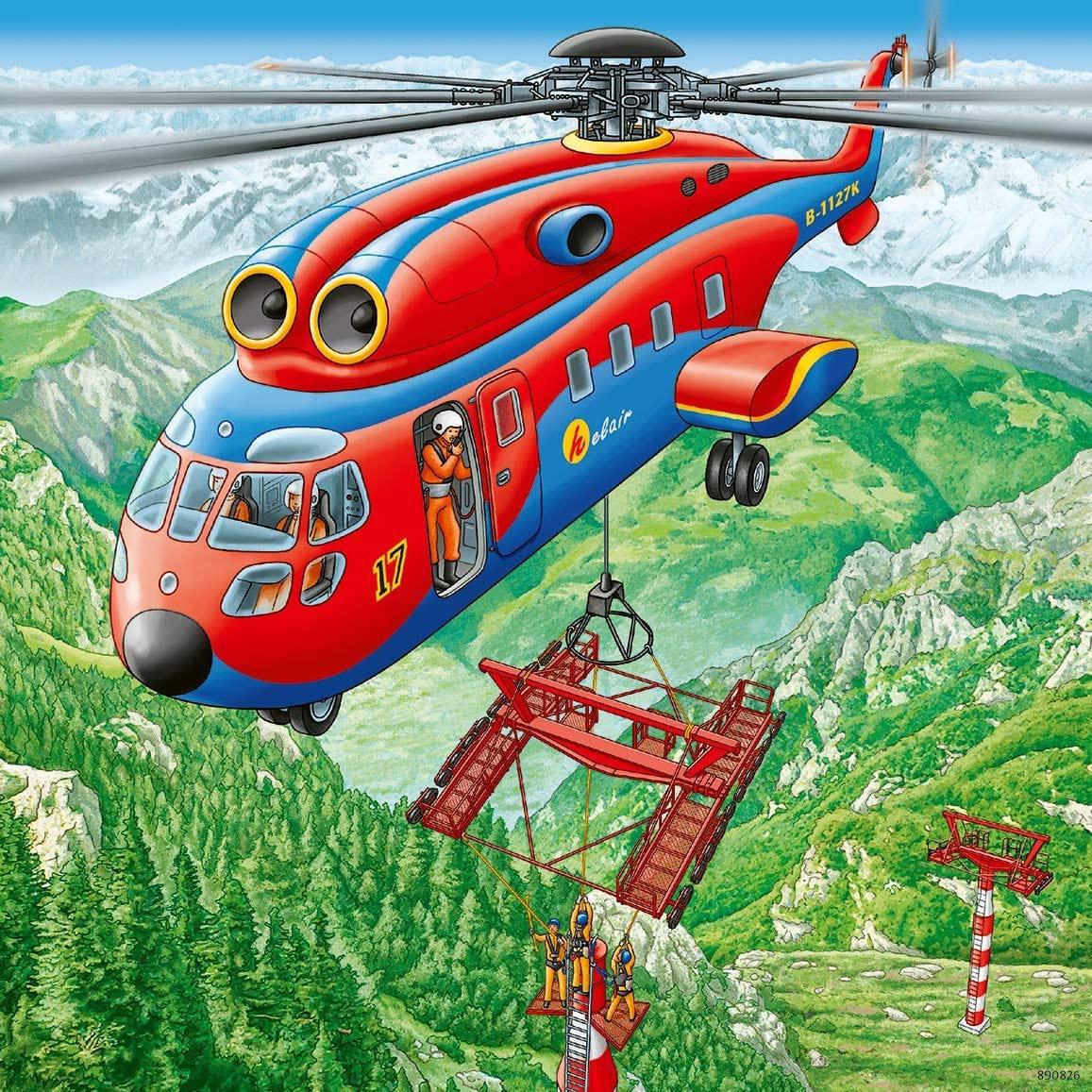 Ravensburger Jigsaw Puzzle Trio | Above the Clouds 3 x 49 Piece