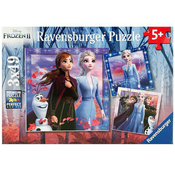 Ravensburger Jigsaw Puzzle Trio | Frozen 2: The Journey Stars 3 x 49 Pieces