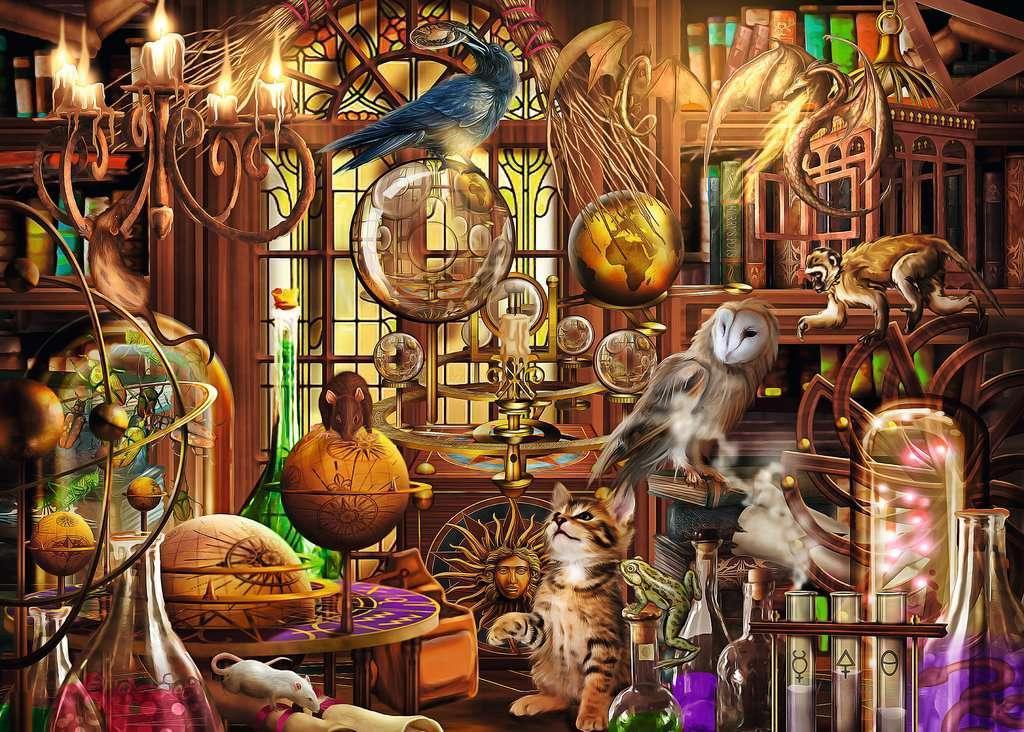 Ravensburger Merlin's Laboratory 1000 Piece Jigsaw Puzzle