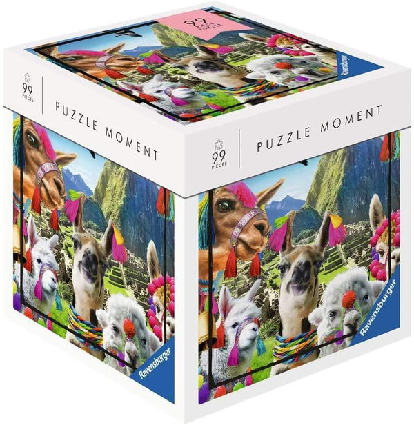 Ravensburger | Puzzle Moment: Llamas 99 Piece Jigsaw Puzzle