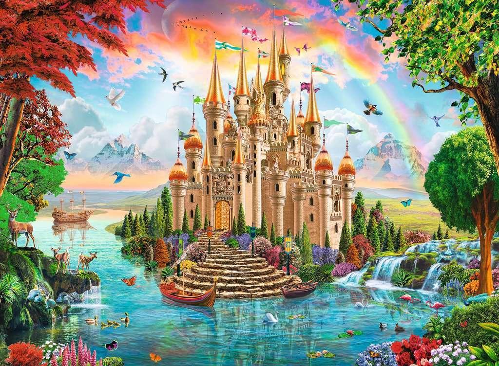 Ravensburger Jigsaw Puzzle | Rainbow Castle 100 Piece