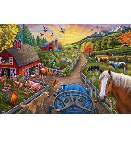 Ravensburger Super Sized Floor Jigsaw Puzzle | My First Farm 24 Piece