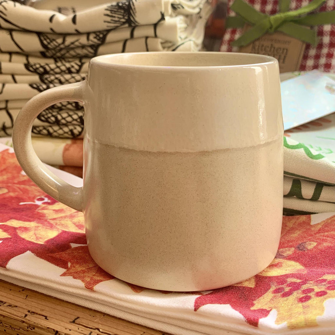 Reactive Ivory Speckled Mug by Now Designs