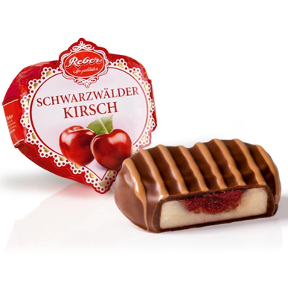 Reber Mozart Black Forest Chocolate Marzipan Cherry Heart