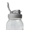 reCAP® Mason Jar Storage Pour Lid with Carry Loop | Silver