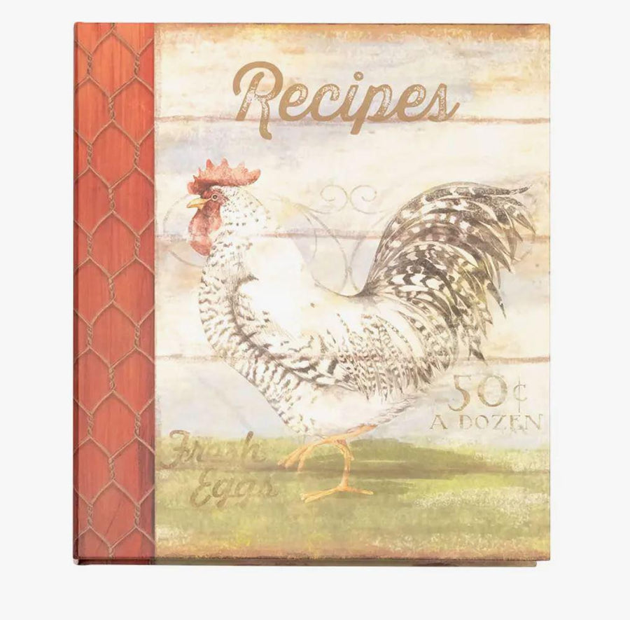 Recipe Binder with Recipe Cards | Barnyard Rooster