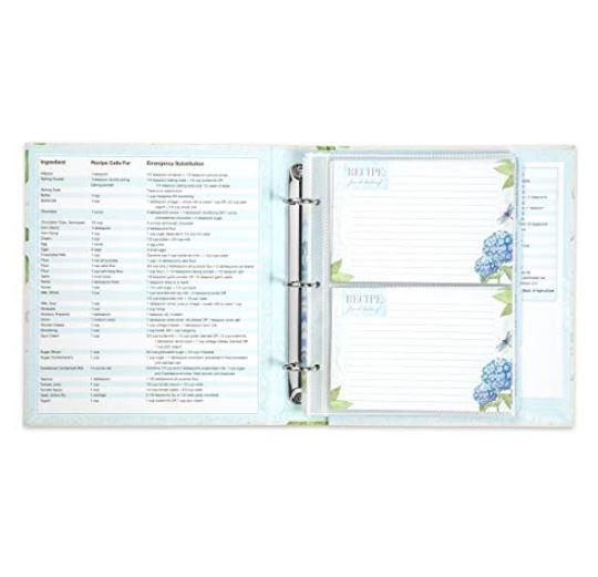 Recipe Binder with Recipe Cards Made with Love