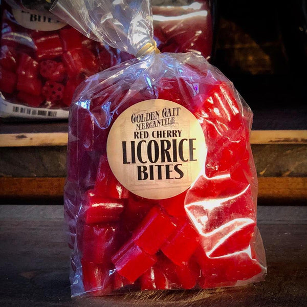 Red Cherry Licorice Bites By The Golden Gait Mercantile
