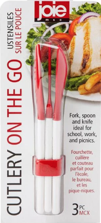 Cutlery On The Go Red