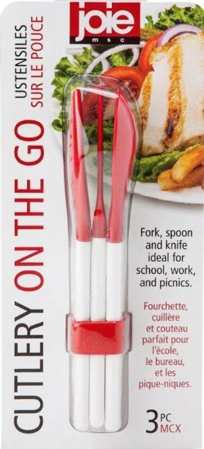 Joie Cutlery On The Go Red