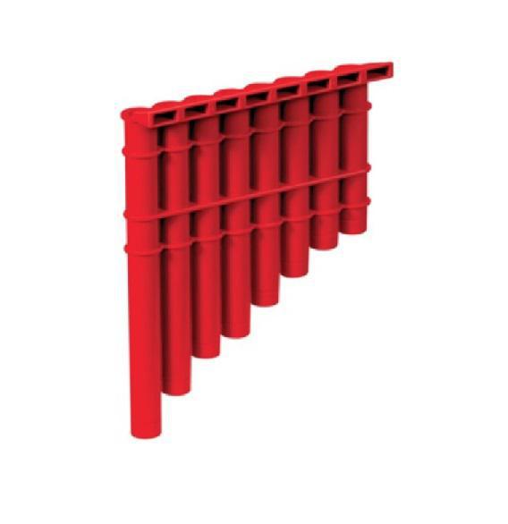 Pan Flute Red