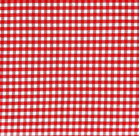 Decorative Silicone Lillie Pad Coaster | Gingham Red & White