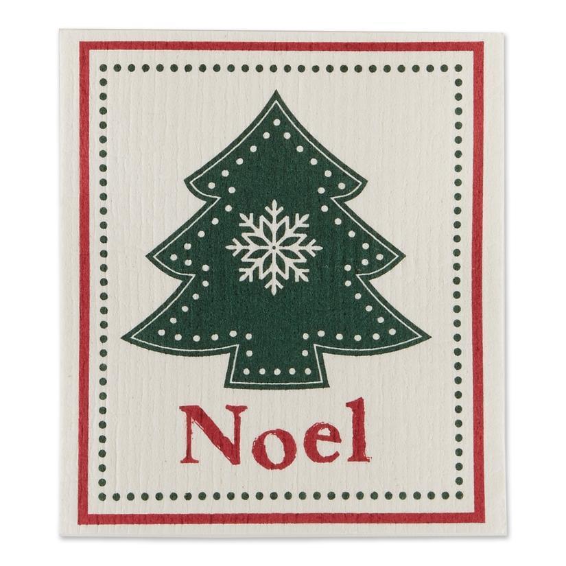 Reusable Swedish Dishcloth Noel