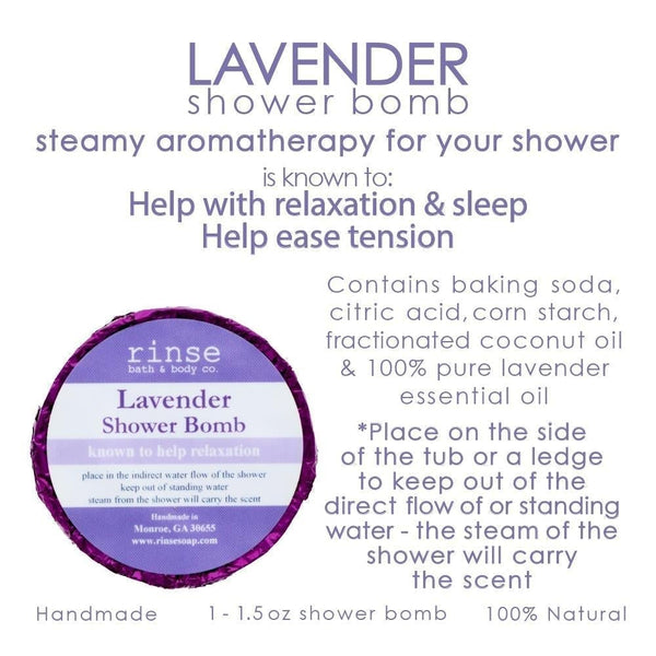 Rinse Lavender Shower Bomb