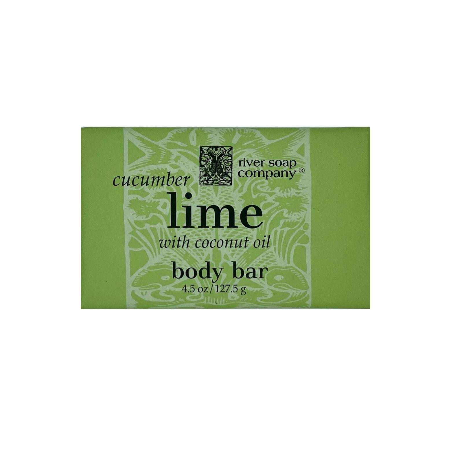 River Soap Company French Milled Soap | Cucumber Lime