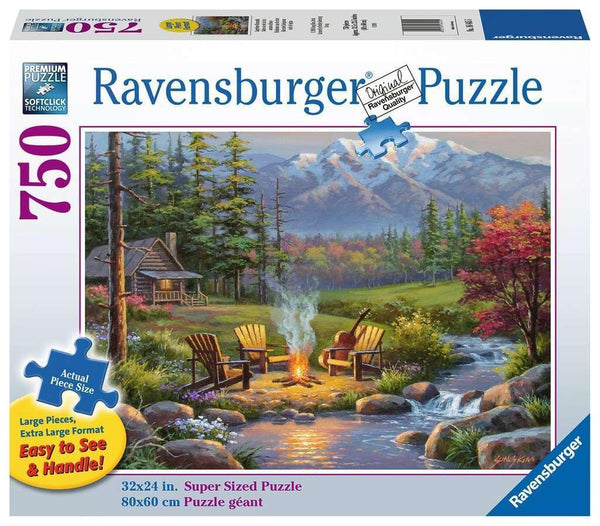 Riverside Livingroom 750 Piece Jigsaw Puzzle