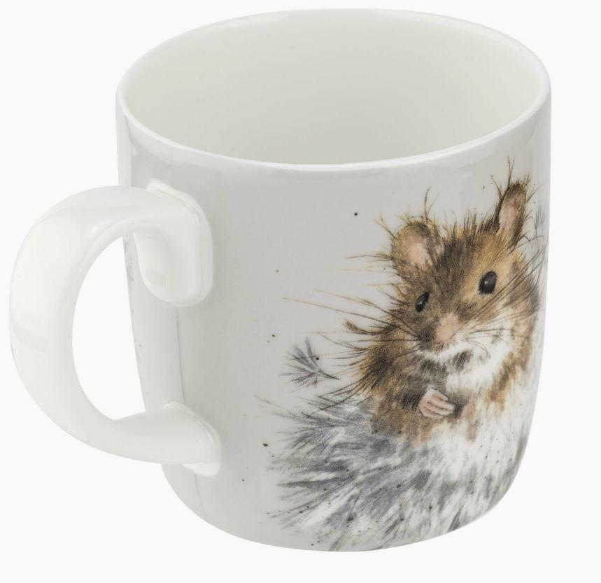 Royal Worcester Wrendale Designs Bone China Mug | Dandelion and Mouse Mug