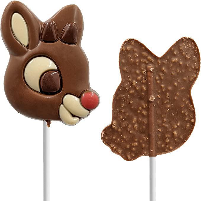 Rudolph Big Chocolate Lollipop