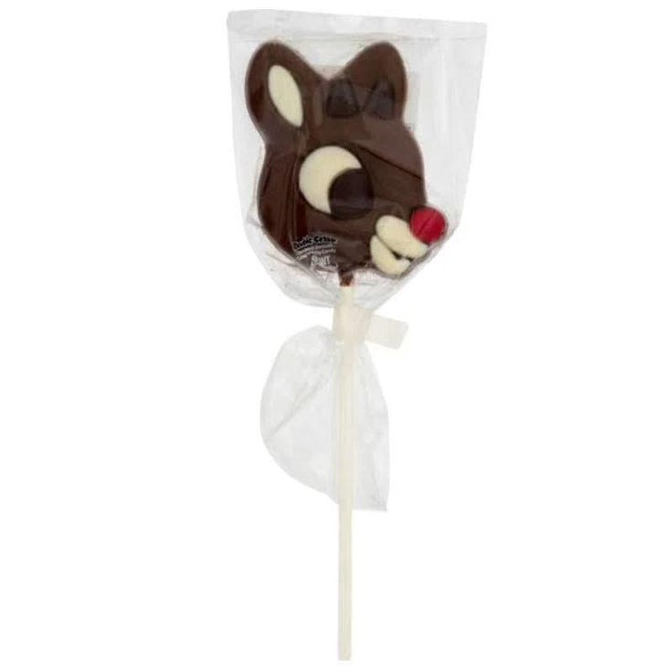 Rudolph Big Chocolate Lollipop