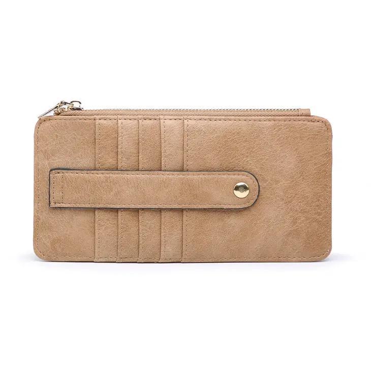 Sage Slim Card Holder Wallet | Mocha