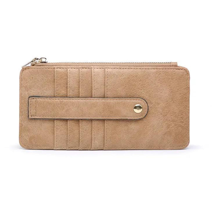 Sage Slim Card Holder Wallet | Mocha