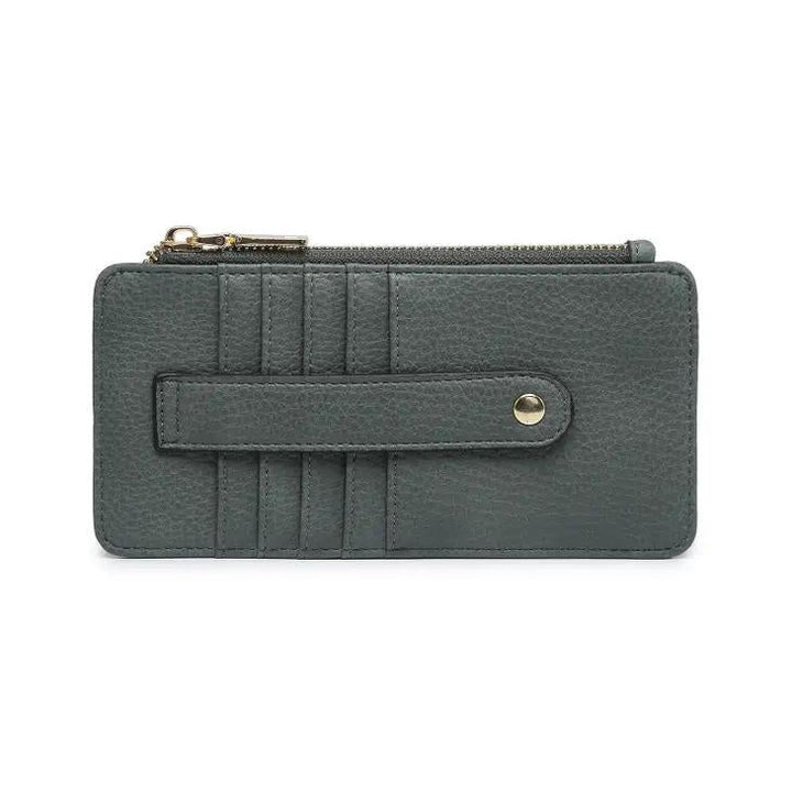 Sage Slim Card Holder Wallet | Slate