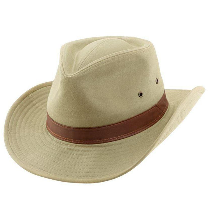 Saguaro Men's Twill Outback Hat Khaki