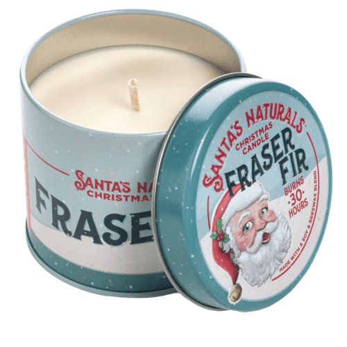 Santa's Naturals Fraser Fir Candle Tin