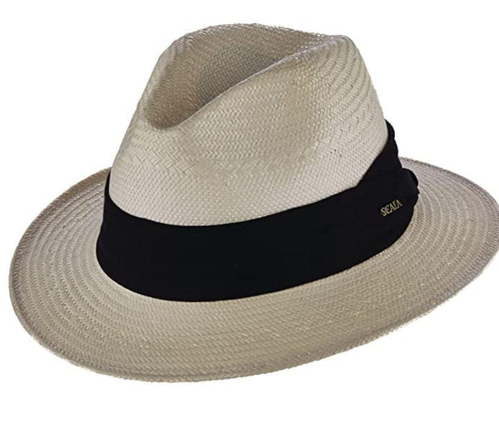 Scala Fancy Weave Safari Hat | Ivory