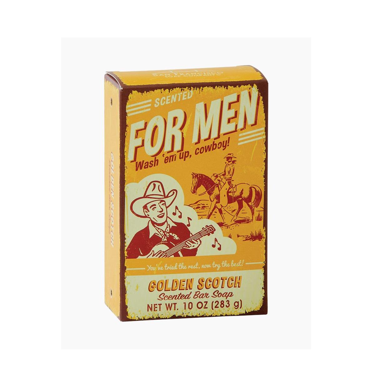 Scented Bar Soap for Men | Golden Scotch