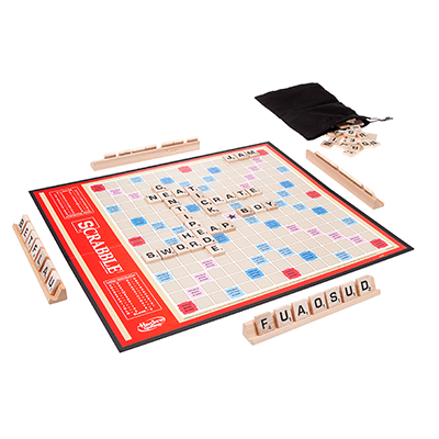 Scrabble Board Game, Classic Word Game For Kids Ages 8 and Up, Fun