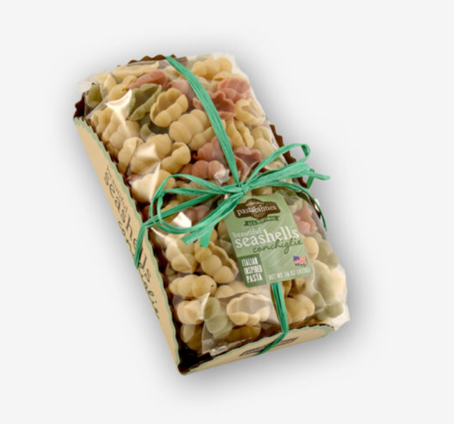 Seashells Conchiglie Tri-Color All Natural Italian Inspired Pasta