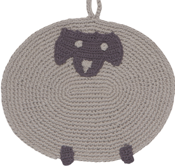 Farm Animal Crochet Trivets by Now Designs Shirley Sheep