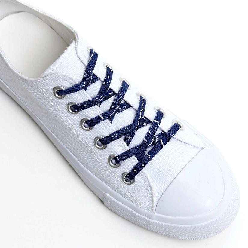 Shoelaces Blue Bandana