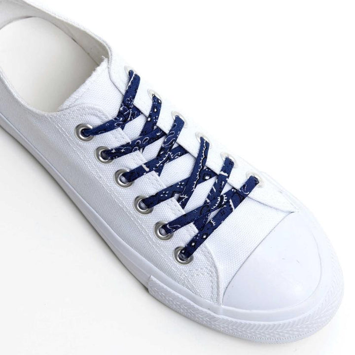 Shoelaces Blue Bandana
