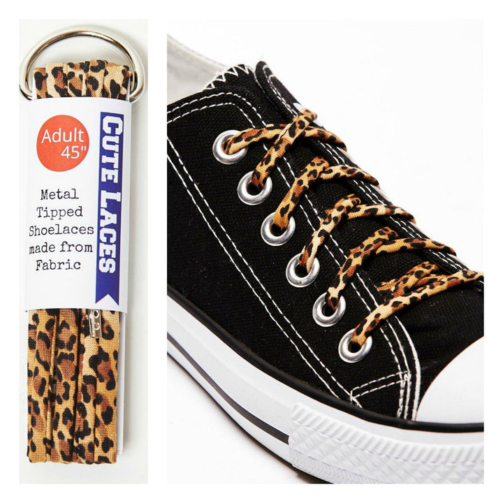 Shoelaces Leopard Print