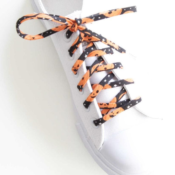Shoelaces | Orange Halloween Pumpkins