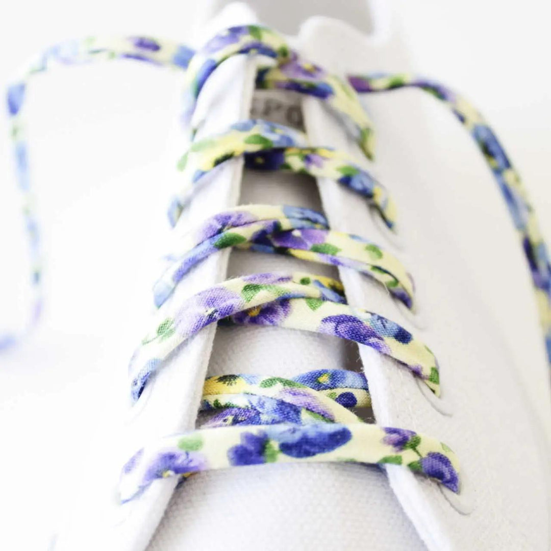 Shoelaces | Pansy Flowers